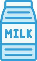 Milch-Vektor-Icon-Design-Illustration vektor