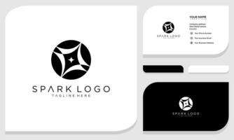 Funke Logo Grafik Vektor Symbol. Logo Design und Geschäft Karte