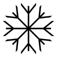 Weihnachten Schnee Symbol, Vektor isoliert auf Weiß Hintergrund. Ornament Design zum Poster, Gruß Karten, Broschüren, Banner, Sozial Medien.