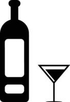 Flasche trinken Symbol Symbol Vektor Bild. Illustration von das trinken Wasser Flasche Glas Design Bild