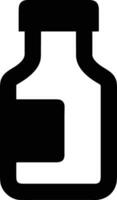 Flasche trinken Symbol Symbol Vektor Bild. Illustration von das trinken Wasser Flasche Glas Design Bild