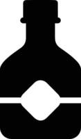 Flasche trinken Symbol Symbol Vektor Bild. Illustration von das trinken Wasser Flasche Glas Design Bild