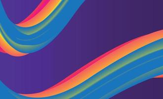 abstrakter bunter Regenbogen Memphis lila Hintergrund vektor