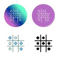 Tic Tac Toe-Vektorsymbol vektor