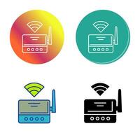 WLAN-Router-Vektorsymbol vektor