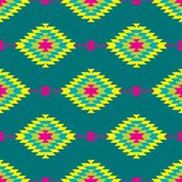 Mexican Folkloric tracery textil sömlösa mönster