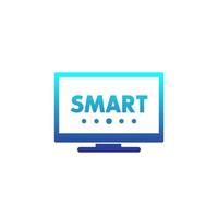 smart tv -ikon vektor