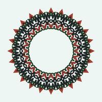 cirkulär mönster i traditionell palestinsk stil, vektor design element