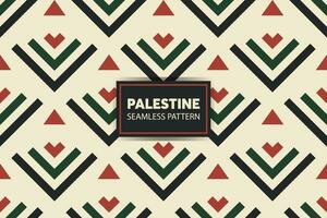 einfach palästinensisch Stickerei Muster Hintergrund. großartig zum Präsentationen und Folien. Vektor Datei.