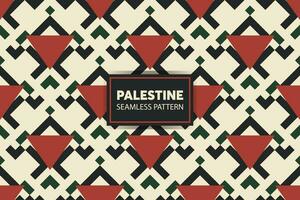 einfach palästinensisch Stickerei Muster Hintergrund. großartig zum Präsentationen und Folien. Vektor Datei.