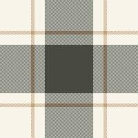 pläd kolla upp mönster. sömlös tyg textur. tartan textil- skriva ut. vektor