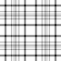 Plaid prüfen Stoff von nahtlos Textil- Vektor mit ein Textur Muster Tartan Hintergrund.