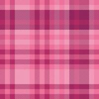 Muster Textur Plaid von Stoff Tartan Textil- mit ein nahtlos prüfen Vektor Hintergrund.