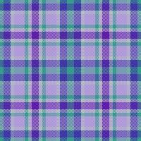 prüfen Tartan Textur von Plaid Hintergrund Vektor mit ein Muster Textil- Stoff nahtlos.