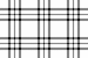 Hintergrund nahtlos Textur von Vektor Stoff prüfen mit ein Muster Plaid Textil- Schottenstoff.