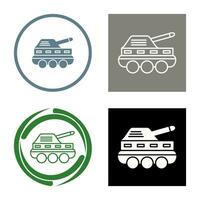 infanteri tank vektor ikon