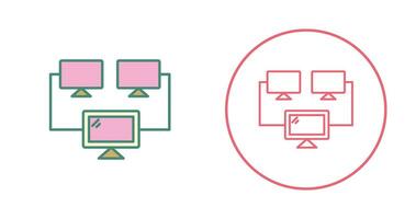 Vektorsymbol für verbundene Systeme vektor