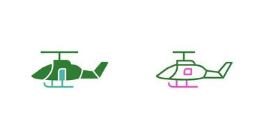 Vektorsymbol für Militärhubschrauber vektor