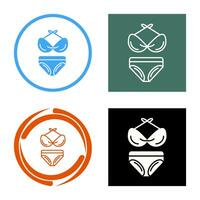 Bikini-Vektor-Symbol vektor