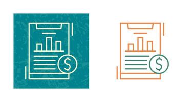 Vektorsymbol für Finanzanalysen vektor