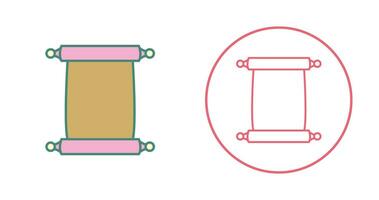 Rolle des Papiervektorsymbols vektor