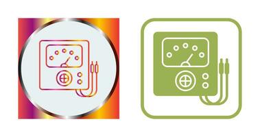Voltmeter-Vektorsymbol vektor