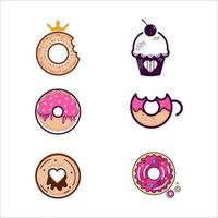 Donut-Vektor-Icon-Design-Illustration vektor