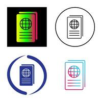 global Rapportera vektor ikon