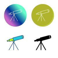 teleskop vektor ikon