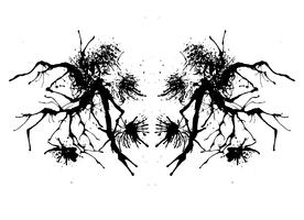 Rorschach-Inkblot-Test vektor