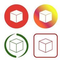 kubisk design vektor ikon