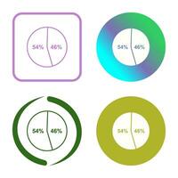 kandidat statistik vektor ikon