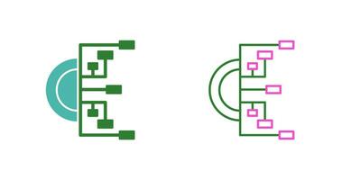 Flussdiagramm-Vektorsymbol vektor