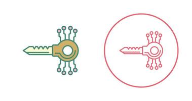 Schlüsselcode-Vektorsymbol vektor