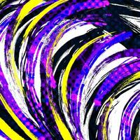 abstrakt och färgrik borsta bakgrund med halvton effekt. borsta stroke illustration för baner, affisch, eller sporter bakgrund. repa och textur element för design vektor