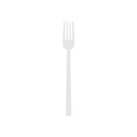 gaffel platt design vektor illustration isolerat på vit bakgrund. restaurang företag begrepp. kök verktyg, redskap och kök Tillbehör