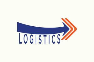 Logistik Logo Design Illustration mit modern Konzept vektor