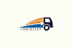 Logistik Logo Design Illustration mit modern Konzept vektor