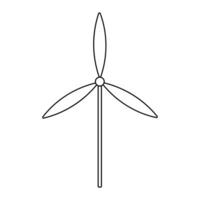 Wind Generator Speichern Grün Öko Symbol Element vektor
