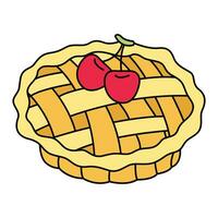 Kirsche Kuchen Clip Art vektor