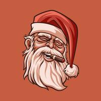 Santa claus Maskottchen großartig Illustration zum Ihre branding Geschäft vektor