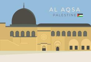 Moschee al aqsa Palästina vektor