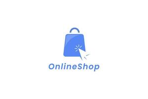 online Geschäft Logo Vektor Symbol Illustration