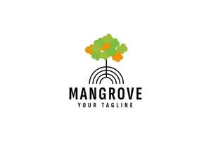 Mangrove Baum Logo Vektor Symbol Illustration