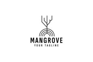 Mangrove Baum Logo Vektor Symbol Illustration