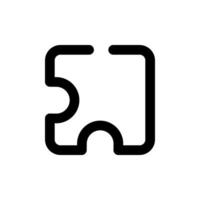 pussel ikon vektor symbol design illustration