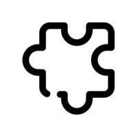 Puzzle Symbol Vektor Symbol Design Illustration