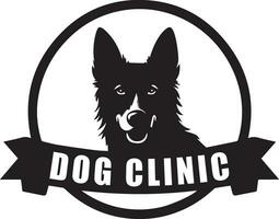 hund klinik vektor logotyp illustration 6