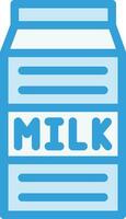 Milch-Vektor-Icon-Design-Illustration vektor