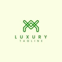 Initiale Luxus Brief ein V Logo Design Vektor Bild
